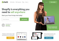 Shopify，一枚簡潔清新的國外電子商務(wù)平臺網(wǎng)站